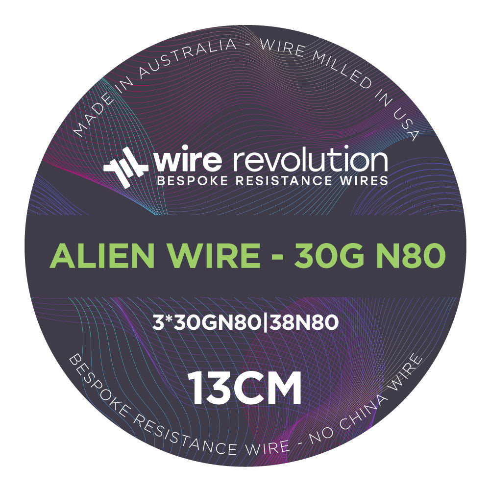 Alien Wire 30G | Exotic Resistance Wire | Wire Revolution